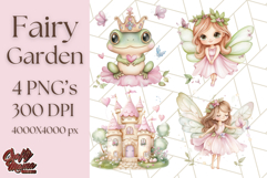 Fairy Garden PNG Clipart, Whimsical Magical Elements Png Product Image 1