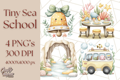 Sea Animal Clipart for Kids PNG, Ocean Animals Clip Art Png Product Image 1