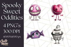 Spooky Sweet Halloween Candy PNG Clipart Product Image 1