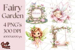 Fairy Garden PNG Clipart, Whimsical Magical Elements Png Product Image 1