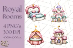 Princess Castle Room PNG Clipart for Royal Interiors & Scene Product Image 1