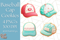 Baseball Cap Cookie Clipart PNG, Fun Hats in Cute Styles Png Product Image 1