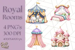 Princess Castle Room PNG Clipart for Royal Interiors & Scene Product Image 1
