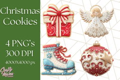 Christmas Cookies Clipart PNG Festive Treats Product Image 1