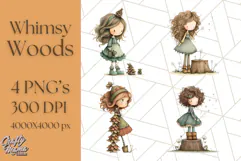 Whimsy Woods Harvest Festival Clipart PNG Files Product Image 1