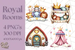 Princess Castle Room PNG Clipart for Royal Interiors & Scene Product Image 1
