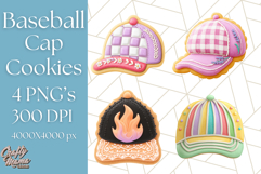 Baseball Cap Cookie Clipart PNG, Fun Hats in Cute Styles Png Product Image 1