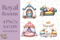 Princess Castle Room PNG Clipart for Royal Interiors & Scene Product Image 1