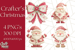 Christmas Clipart, Crafter’s Christmas Paper and Fabric Art Product Image 1