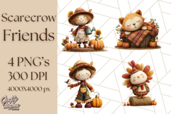 Scarecrow Festival Friends PNG Clipart Product Image 1