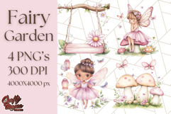 Fairy Garden PNG Clipart, Whimsical Magical Elements Png Product Image 1