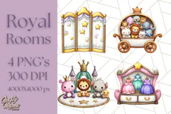 Princess Castle Room PNG Clipart for Royal Interiors & Scene Product Image 1