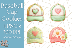Baseball Cap Cookie Clipart PNG, Fun Hats in Cute Styles Png Product Image 1