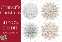 Christmas Clipart, Crafter’s Christmas Paper and Fabric Art Product Image 1