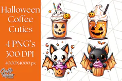 Monster Café Halloween PNG Clipart, Coffee Holiday Clip Art Product Image 1