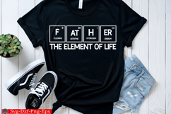Father Funny Periodic Table Dad shirt, png Product Image 3