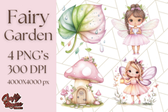 Fairy Garden PNG Clipart, Whimsical Magical Elements Png Product Image 1