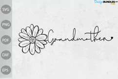 Grandmother Flower SVG Design/ Mother's Day SVG Cut Files Product Image 1