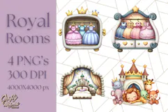 Princess Castle Room PNG Clipart for Royal Interiors & Scene Product Image 1