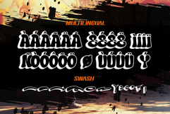 Hard Zone | 3D Layered Graffiti Webfont for Urban Impact Product Image 3