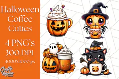 Monster Café Halloween PNG Clipart, Coffee Holiday Clip Art Product Image 1