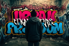 Hard Zone - 3d Shadowed Graffiti Font Product Image 4