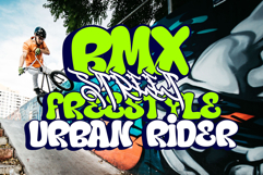 Hard Zone - 3d Shadowed Graffiti Font Product Image 5