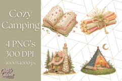 Camping Icons Clipart PNG, Adventure Outdoors Clip Art Product Image 1