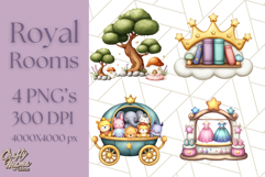 Princess Castle Room PNG Clipart for Royal Interiors &amp; Scene Product Image 1