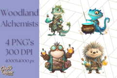 Forest Alchemist Animals Clipart PNG, Fall Animal Png Product Image 1