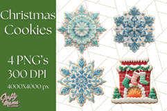 Christmas Cookies Clipart PNG Festive Treats Product Image 1