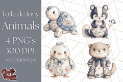 Blue Floral Stuffed Animal Clipart PNG, Cute Stuffed Animals Product Image 1