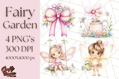 Fairy Garden PNG Clipart, Whimsical Magical Elements Png Product Image 1