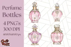 Perfume Bottle PNG Clipart Luxury Fragrance Graphic Clip Art Product Image 1