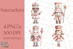 Nutcracker Clipart, Festive Holiday Toy Soldier PNG Art Product Image 1