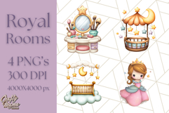 Princess Castle Room PNG Clipart for Royal Interiors &amp; Scene Product Image 1