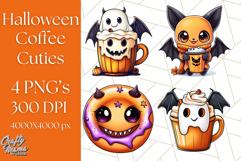 Monster Café Halloween PNG Clipart, Coffee Holiday Clip Art Product Image 1