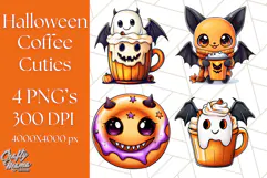 Monster Café Halloween PNG Clipart, Coffee Holiday Clip Art Product Image 1