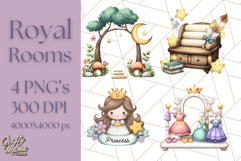 Princess Castle Room PNG Clipart for Royal Interiors &amp; Scene Product Image 1