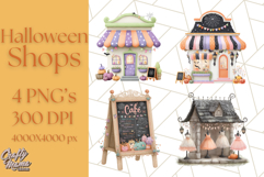 Halloween Candy Shop Clipart PNG, Trick or Treat Clip Art Product Image 1