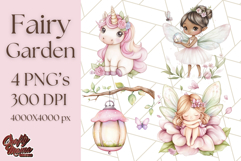 Fairy Garden PNG Clipart, Whimsical Magical Elements Png Product Image 1