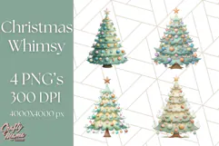 Christmas Whimsy Clipart, Holiday Kids PNG Graphics Product Image 1