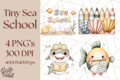 Sea Animal Clipart for Kids PNG, Ocean Animals Clip Art Png Product Image 1