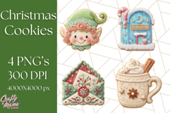 Christmas Cookies Clipart PNG Festive Treats Product Image 1