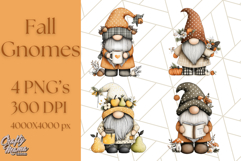 Thanksgiving Gnome Clipart PNG Cute Fall Gnomes, Gnome Png Product Image 1