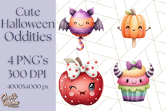 Cute Halloween Candy PNG Clipart Product Image 1