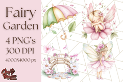 Fairy Garden PNG Clipart, Whimsical Magical Elements Png Product Image 1