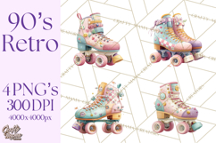 Pastel Retro 90s PNG, Cute Aesthetic Clipart, Checkerboard Product Image 1
