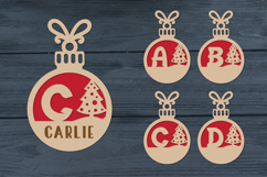 Christmas Alphabet, Christmas Letters, Christmas Monogram Product Image 1