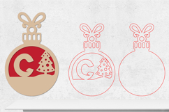 Christmas Balls, Christmas Alphabet, Christmas Letters I-L Product Image 2